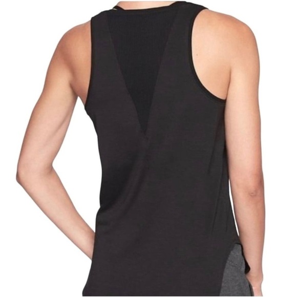 Athleta Black Essenve Semi Fit Tank Top Size XS - Picture 2 of 10